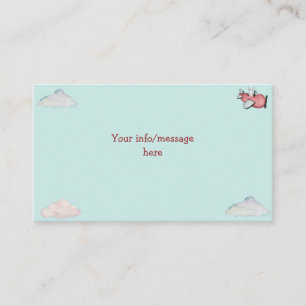 Oh how time flies retro plane boy birthday enclosure card