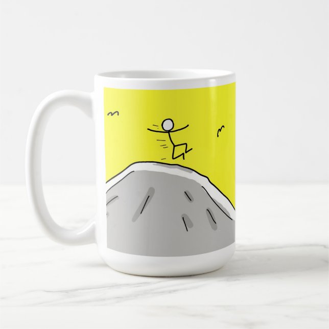 "Oh joy! A new day..." 15oz coffee mug (Left)