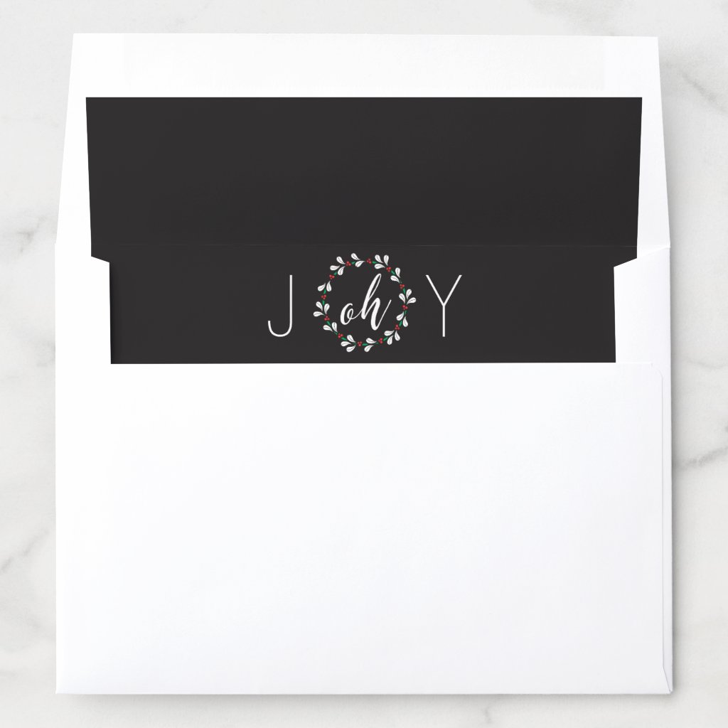 Oh Joy Christmas Card Envelope Liner
