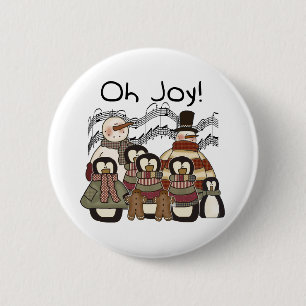 Oh Joy Christmas Pinback Button
