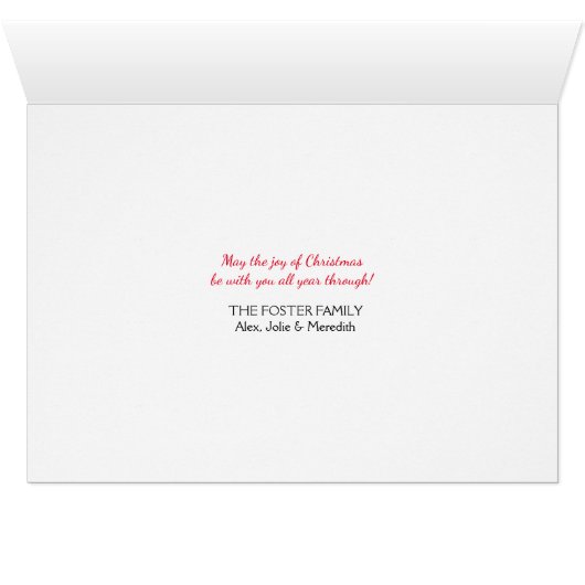 Oh Joy Folded Photo Holiday Card (Inside Horizontal (Bottom))