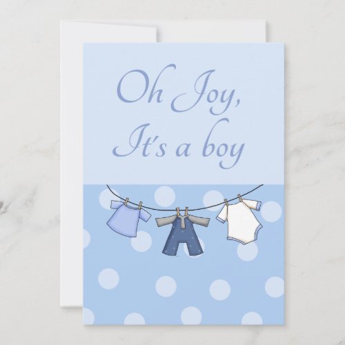 Oh Joy Its A Boy Baby Shower Invitations