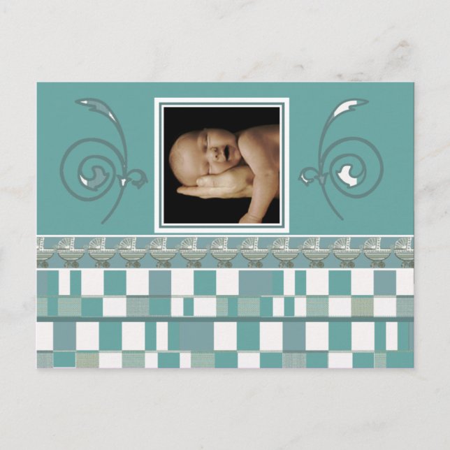Oh Joy... It's A Boy! Postcard (Front)