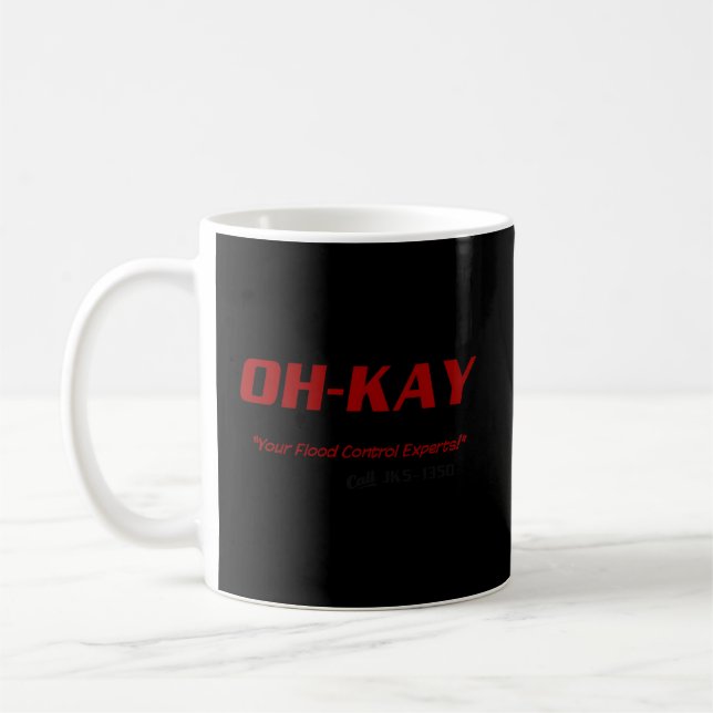 Oh-Kay Plumbing Heating Coffee Mug (Left)