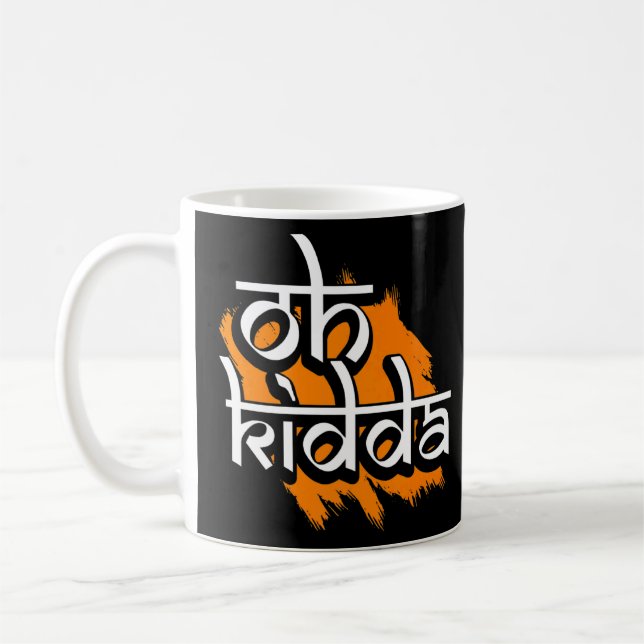 Oh Kidda Punjabi Hello  Coffee Mug (Left)