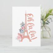 Oh La La - Eiffel Tower Paris France (Standing Front)