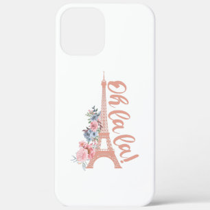 Oh La La - Eiffel Tower Paris France iPhone 12 Pro Max Case