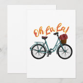 Oh La La French Bicycle Funny French Sayings (Front/Back)