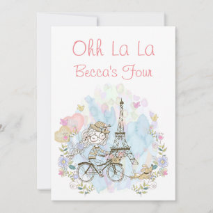 Oh La La Parisian Invitation