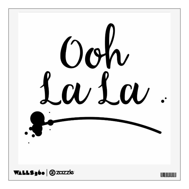Oh La La Wall Decal (Front)