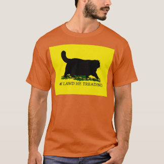 Oh Lawd He Treading Color Block Tote T-Shirt