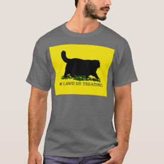 Oh Lawd He Treading Color Block TShirt