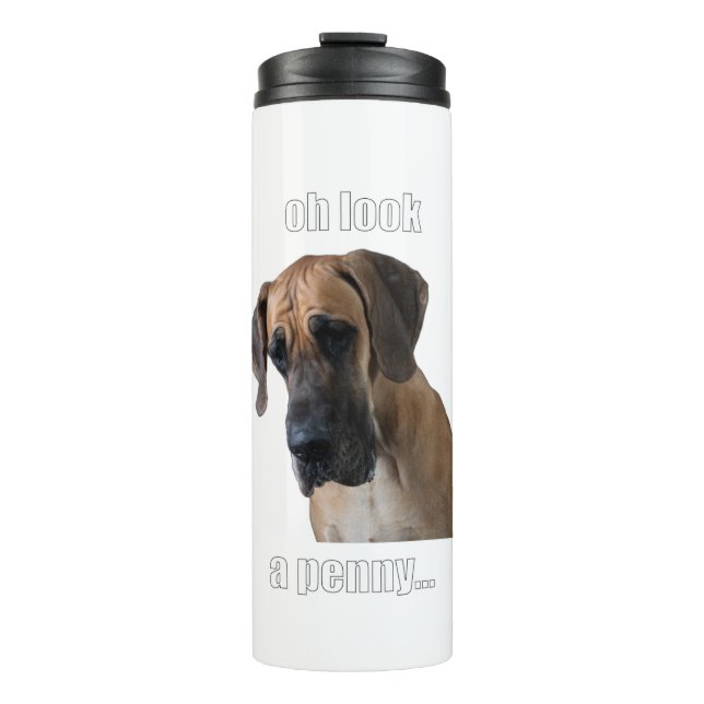 Oh look, a penny... thermal tumbler (Front)