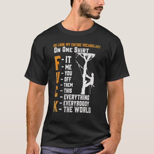 Oh Look My Entire Vocabulary On One T-Shirt (Front)