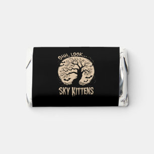 Oh Look Sky Kittens Halloween Funny Bats Lover Hershey's Miniatures