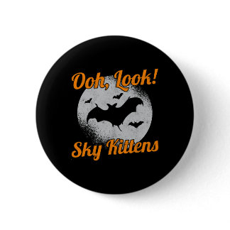Oh Look Sky Kittens T Halloween Ts  Button