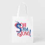 Oh Mah Jong! | Mah-Jongg Grocery Bag