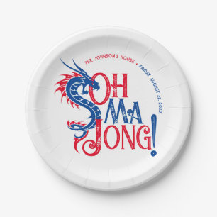 Oh Mah Jong! Mah-Jongg Paper Plates