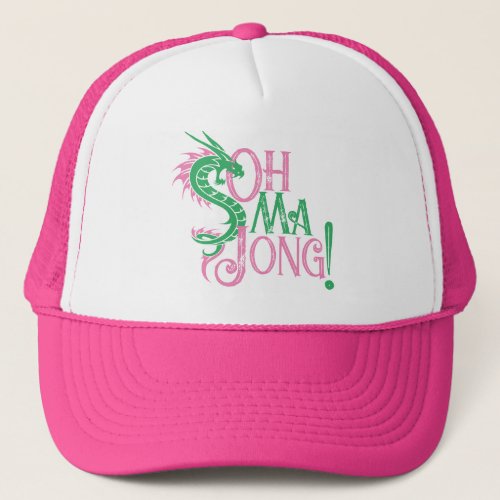 Oh Mah Jong  Mah_Jongg Trucker Hat