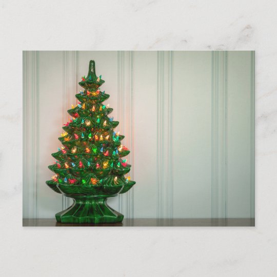 Oh Mid Century Modern Christmas Tree Holiday Postcard Oh Mid Century Modern Christmas Tree Holiday Postcard