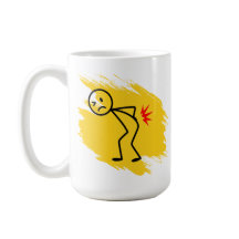 Oh My Back Pain Humor Custom Condition Coffee Mug