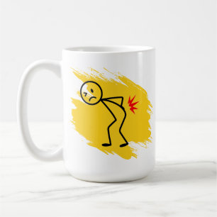 Oh My Back Pain Humor Custom Condition Coffee Mug