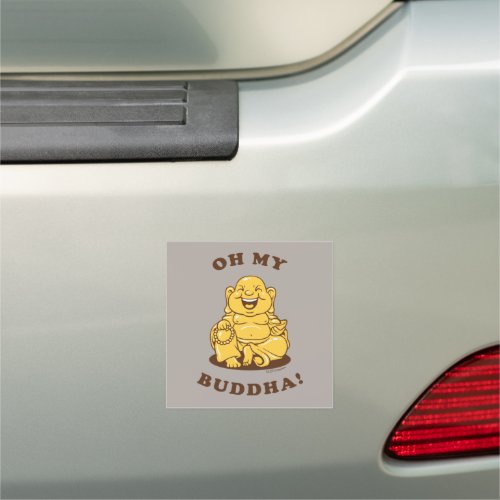 Oh My Buddha Car Magnet