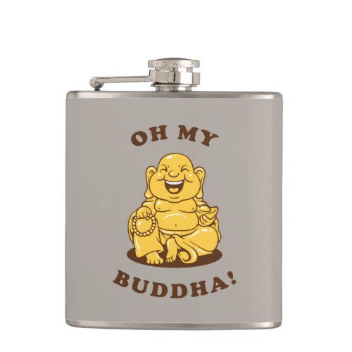 Oh My Buddha Flask