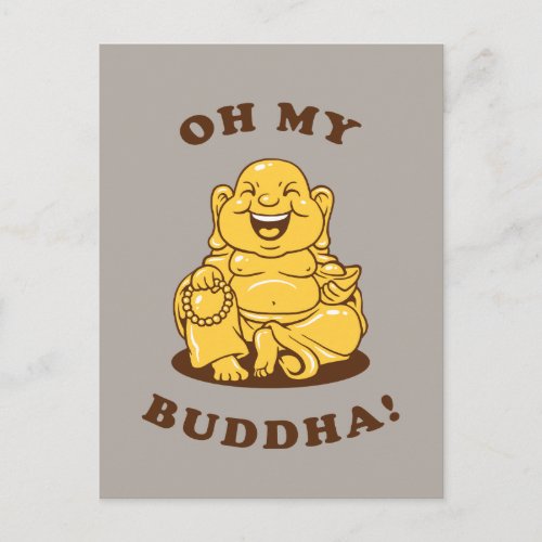 Oh My Buddha Postcard