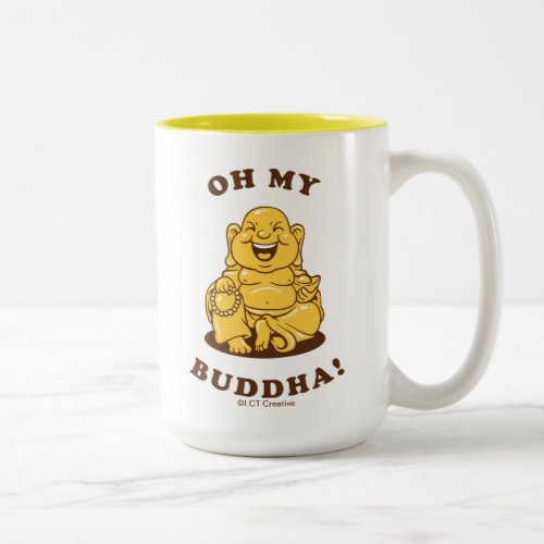 Oh My Buddha Two_Tone Coffee Mug