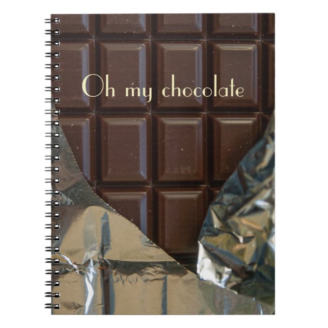 oh my chocolate notebook (Front)