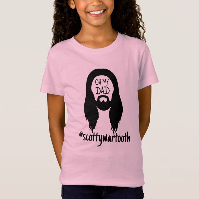 Oh My Dad kids t shirt (Front)