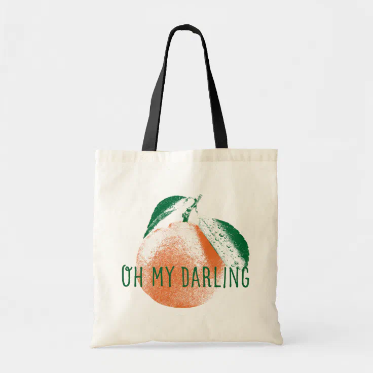 Oh My Darling Clementine Reusable Tote Bag Zazzle