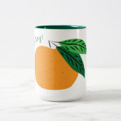 Oh my darling Clementine! Two-Tone Coffee Mug (Center)