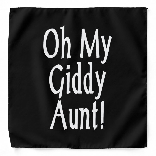 Oh My Giddy Aunt! Bandana (Front)