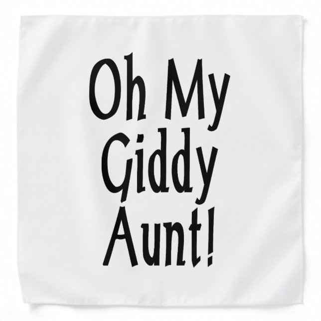 Oh My Giddy Aunt! Bandana (Front)