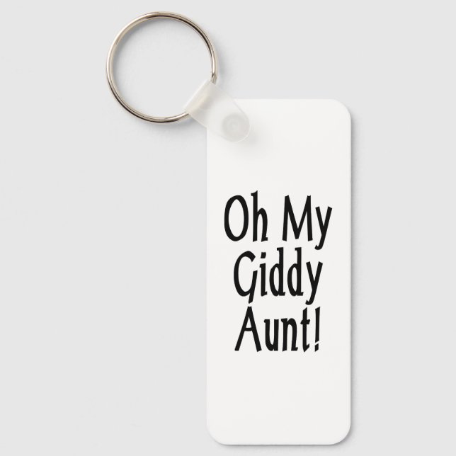 Oh My Giddy Aunt! Keychain (Front)