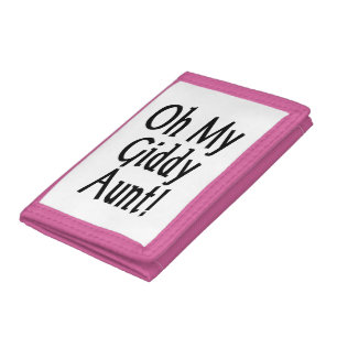 Oh My Giddy Aunt! Trifold Wallet