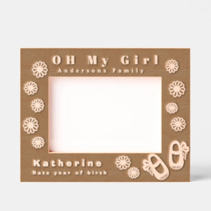 Oh My Girl Baby Engraved Frames