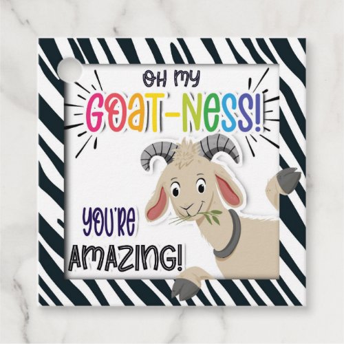 Oh my goat_ness your amazing appreciation Gift Tag