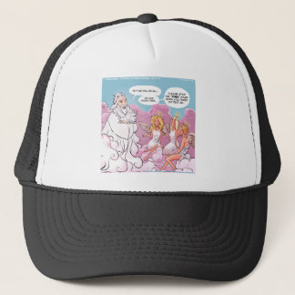 Oh My God (OMG) Angels Text Funny Trucker Hat
