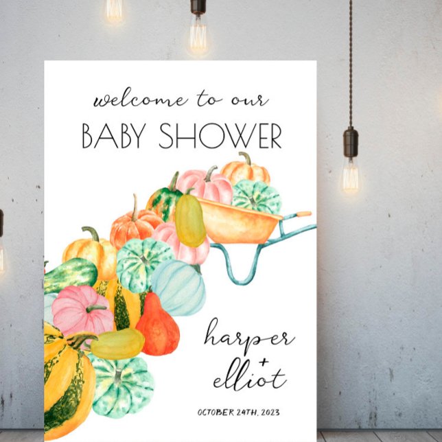 Oh My Gourd! - Baby Shower Welcome Sign (Creator Uploaded)