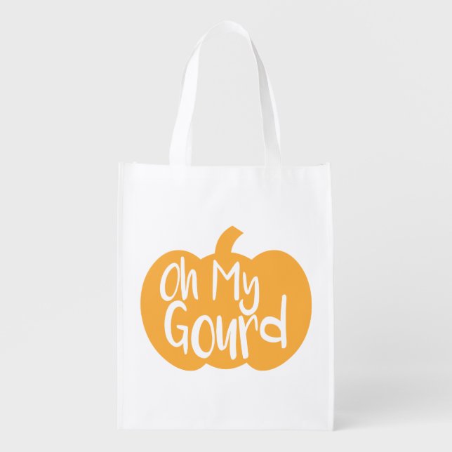 Oh My Gourd Grocery Bag (Front)