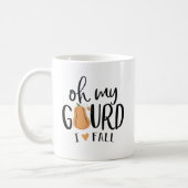 Oh My Gourd I Love Fall Coffee Mug (Left)