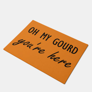Oh My Gourd, You're here Doormat