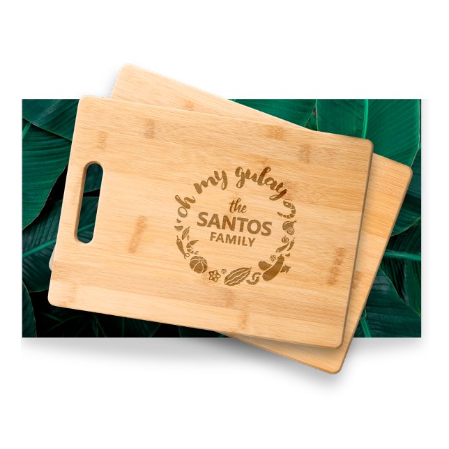 ‍ Oh My Gulay! Personalized Cutting Board (Creator Uploaded)