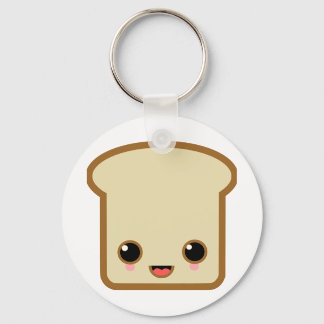oh my toast! keychain (Front)