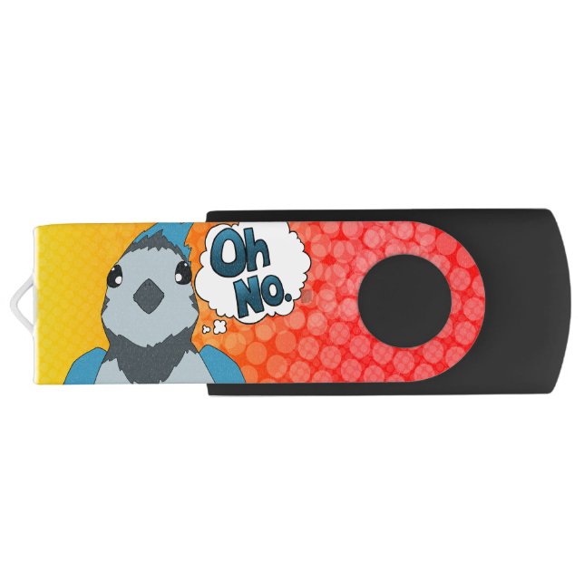 Oh No Bird Flash Drive (Back)