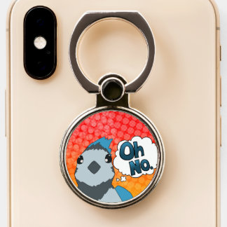 Oh No Bird Phone Ring Stand
