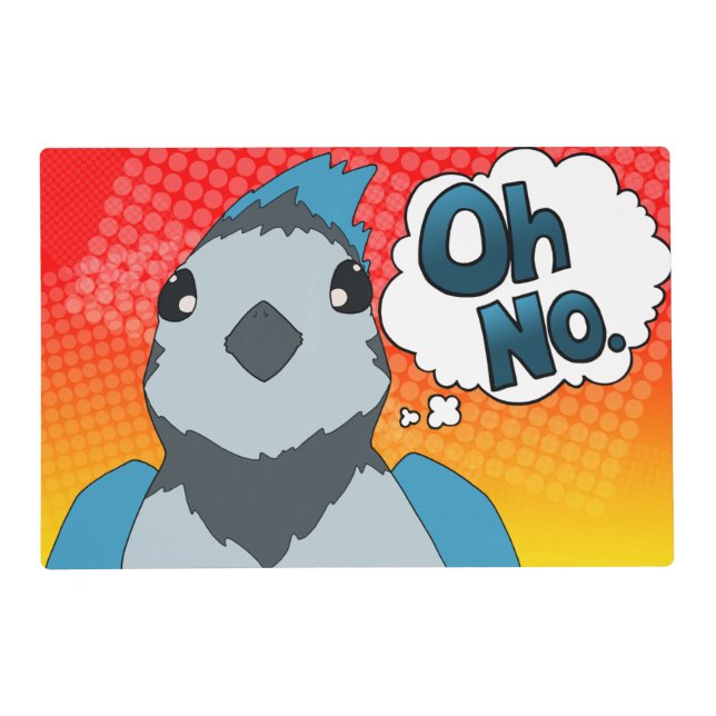 Oh No Bird Placemat (Front)